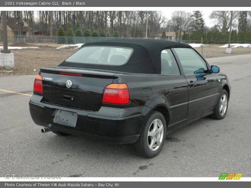 Black / Black 2001 Volkswagen Cabrio GLS