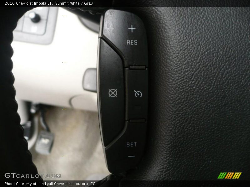 Summit White / Gray 2010 Chevrolet Impala LT
