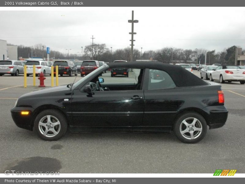 Black / Black 2001 Volkswagen Cabrio GLS