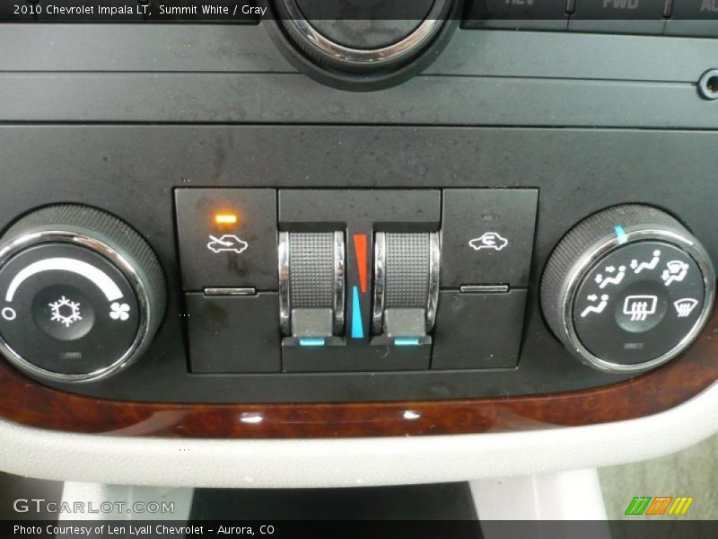 Summit White / Gray 2010 Chevrolet Impala LT