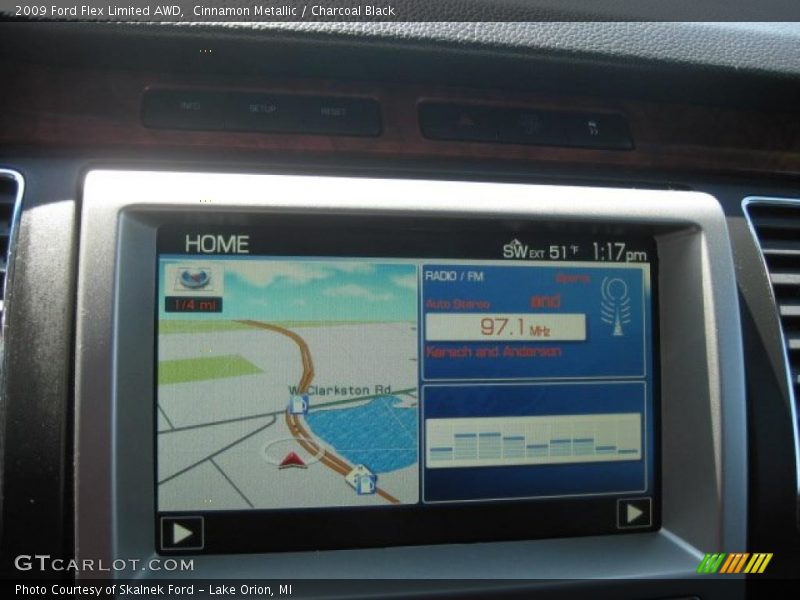 Cinnamon Metallic / Charcoal Black 2009 Ford Flex Limited AWD