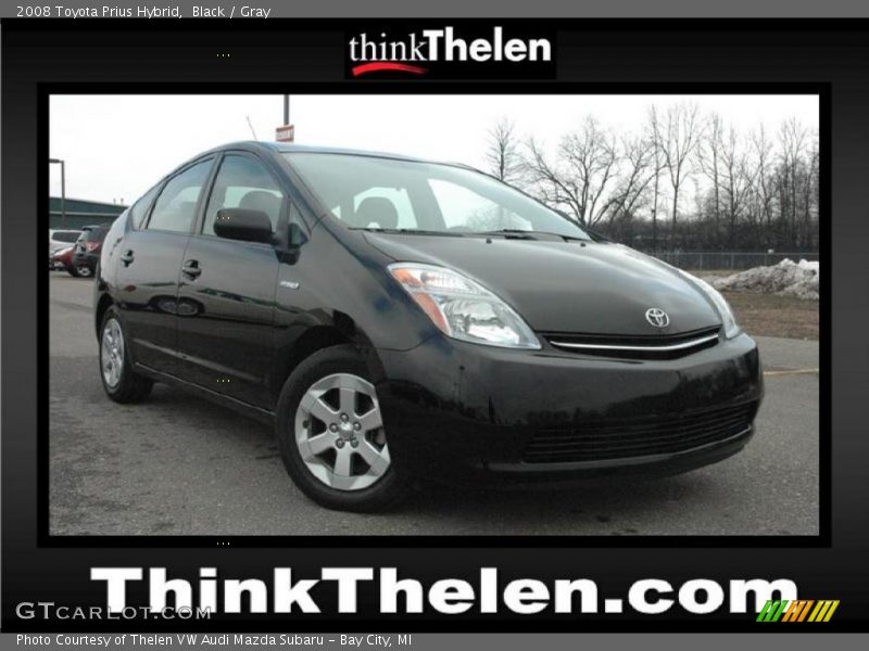 Black / Gray 2008 Toyota Prius Hybrid