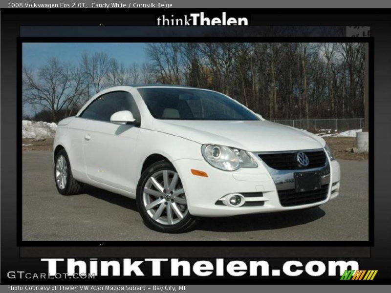 Candy White / Cornsilk Beige 2008 Volkswagen Eos 2.0T