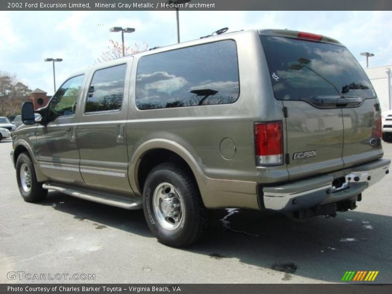 Mineral Gray Metallic / Medium Parchment 2002 Ford Excursion Limited