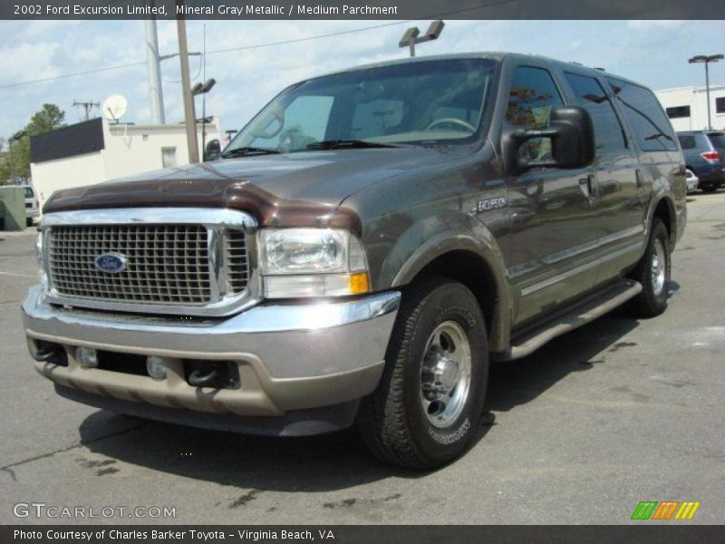 Mineral Gray Metallic / Medium Parchment 2002 Ford Excursion Limited