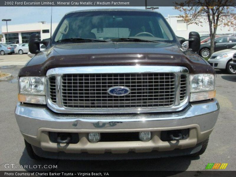 Mineral Gray Metallic / Medium Parchment 2002 Ford Excursion Limited