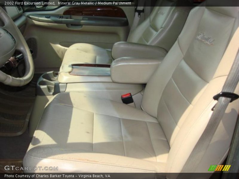 Mineral Gray Metallic / Medium Parchment 2002 Ford Excursion Limited