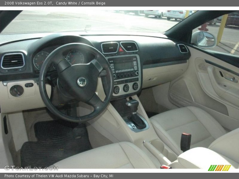 Candy White / Cornsilk Beige 2008 Volkswagen Eos 2.0T