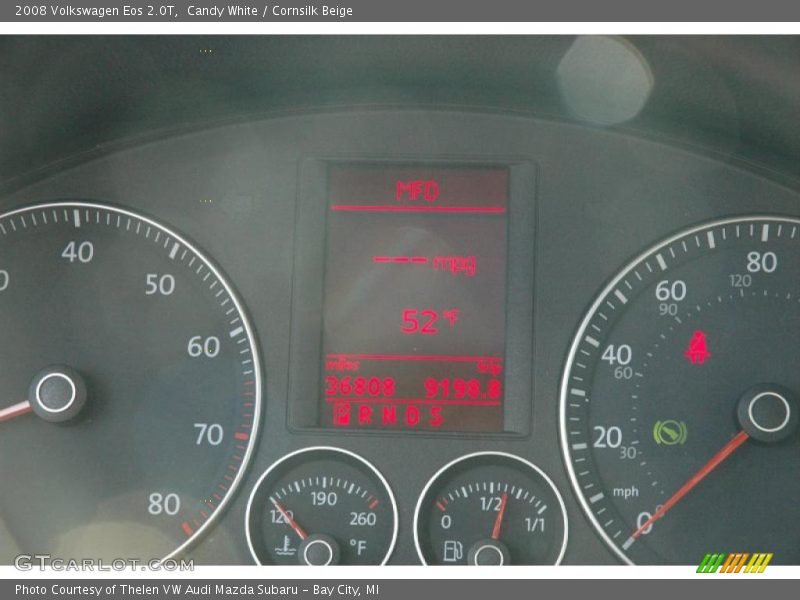 Candy White / Cornsilk Beige 2008 Volkswagen Eos 2.0T