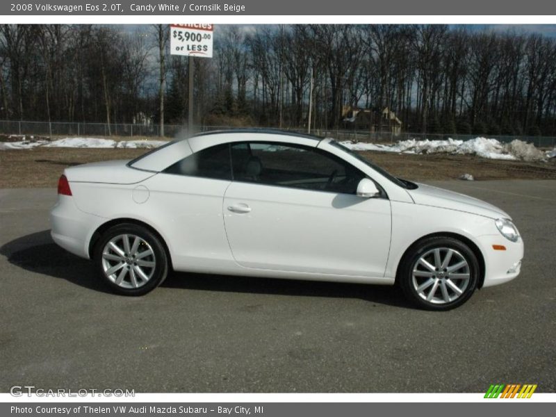 Candy White / Cornsilk Beige 2008 Volkswagen Eos 2.0T