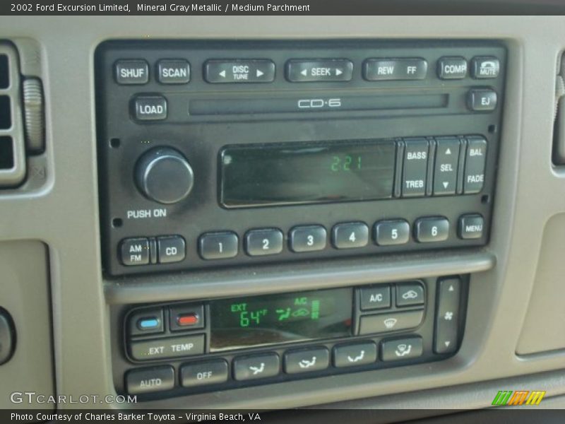 Mineral Gray Metallic / Medium Parchment 2002 Ford Excursion Limited