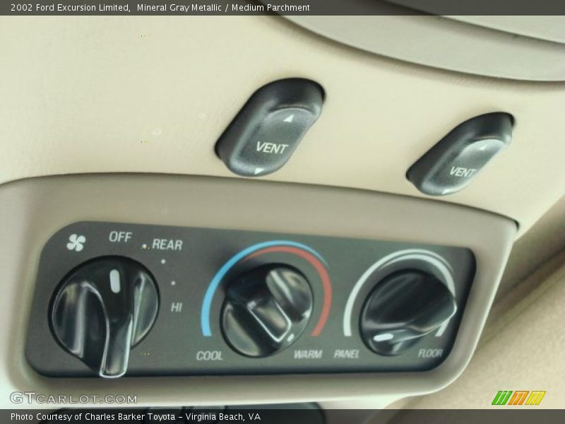 Mineral Gray Metallic / Medium Parchment 2002 Ford Excursion Limited