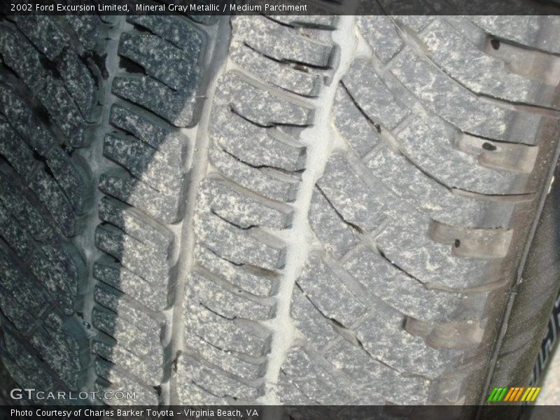 Mineral Gray Metallic / Medium Parchment 2002 Ford Excursion Limited