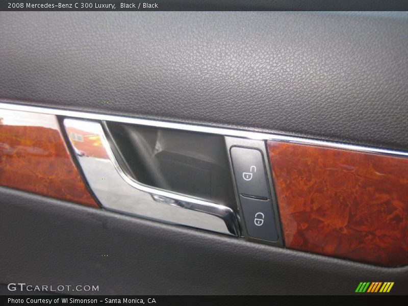 Black / Black 2008 Mercedes-Benz C 300 Luxury