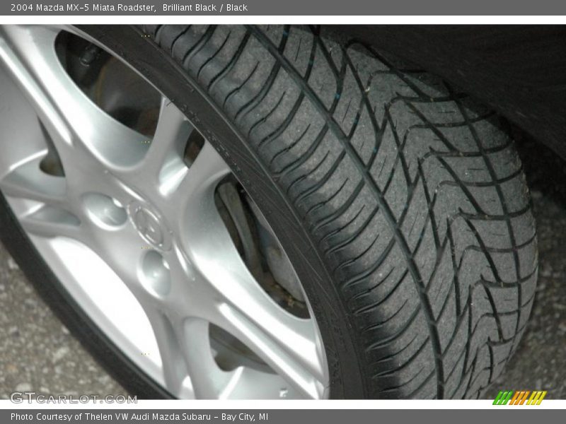 Brilliant Black / Black 2004 Mazda MX-5 Miata Roadster
