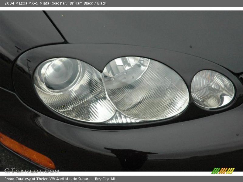 Brilliant Black / Black 2004 Mazda MX-5 Miata Roadster
