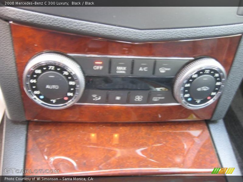Black / Black 2008 Mercedes-Benz C 300 Luxury