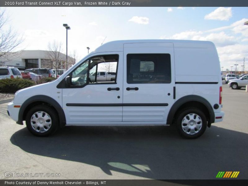 Frozen White / Dark Gray 2010 Ford Transit Connect XLT Cargo Van