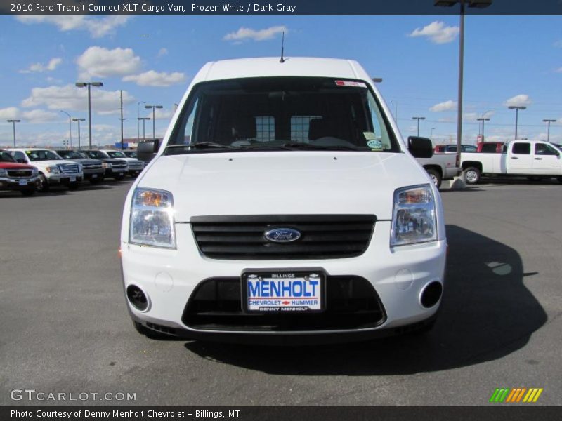 Frozen White / Dark Gray 2010 Ford Transit Connect XLT Cargo Van