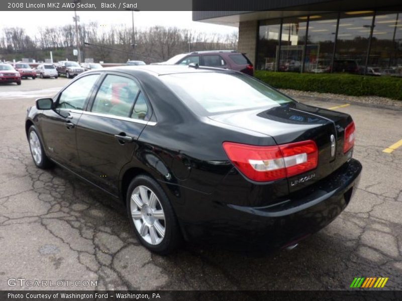 Black / Sand 2008 Lincoln MKZ AWD Sedan