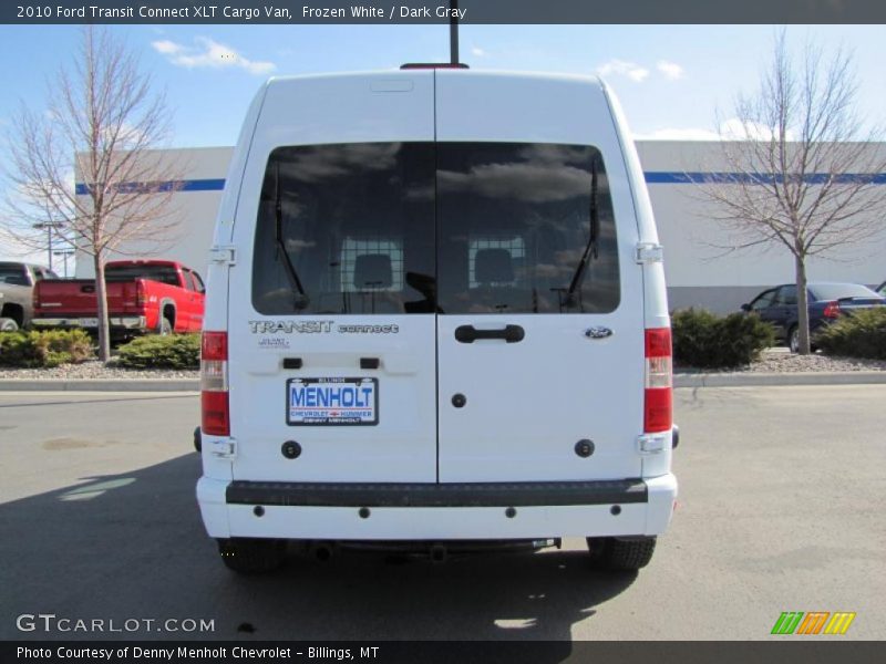 Frozen White / Dark Gray 2010 Ford Transit Connect XLT Cargo Van