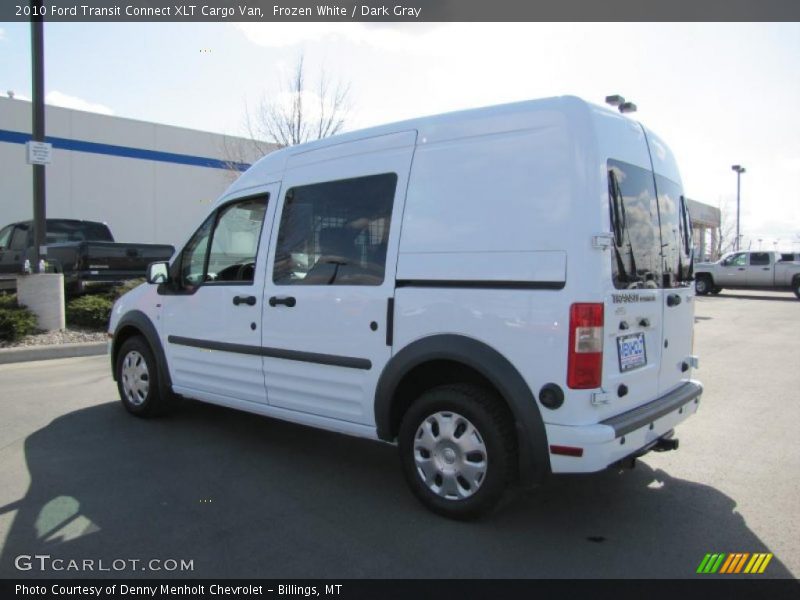Frozen White / Dark Gray 2010 Ford Transit Connect XLT Cargo Van