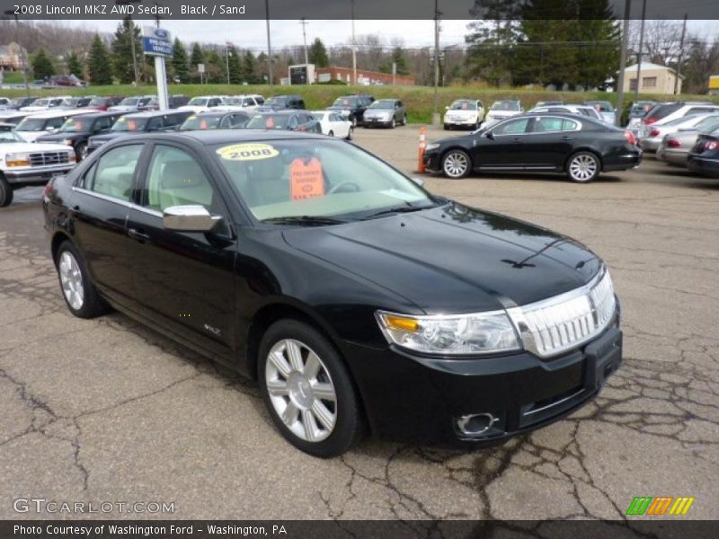 Black / Sand 2008 Lincoln MKZ AWD Sedan