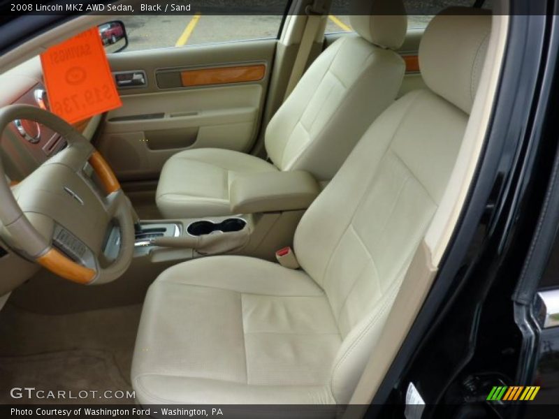Black / Sand 2008 Lincoln MKZ AWD Sedan