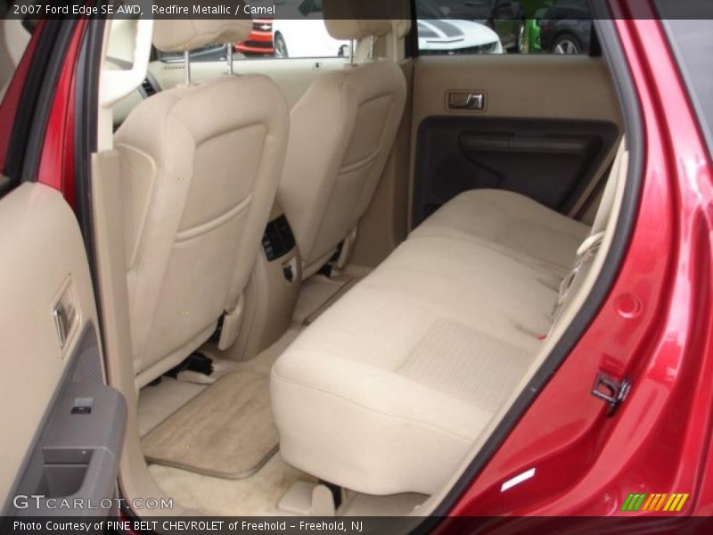 Redfire Metallic / Camel 2007 Ford Edge SE AWD