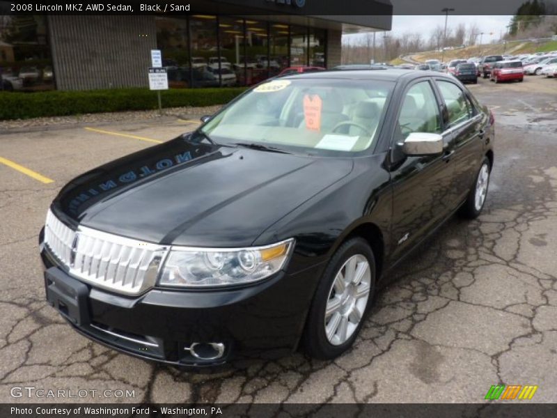 Black / Sand 2008 Lincoln MKZ AWD Sedan