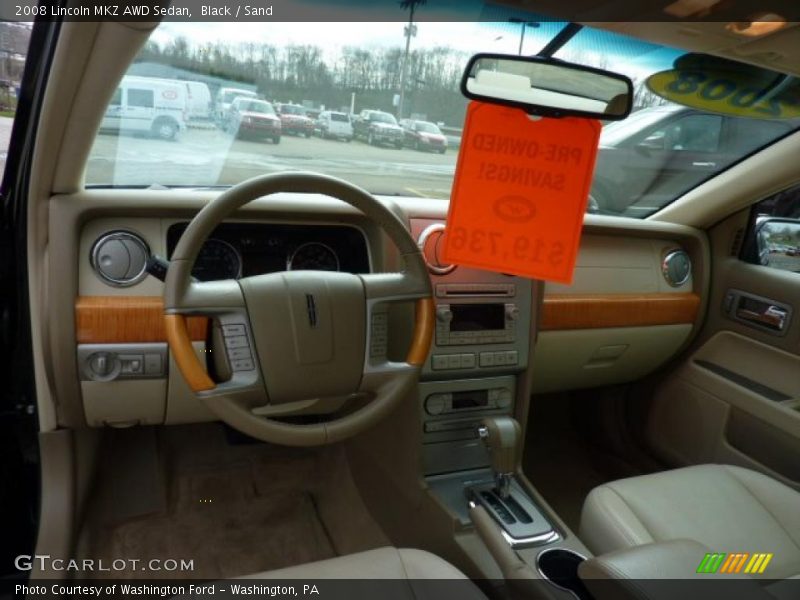 Black / Sand 2008 Lincoln MKZ AWD Sedan