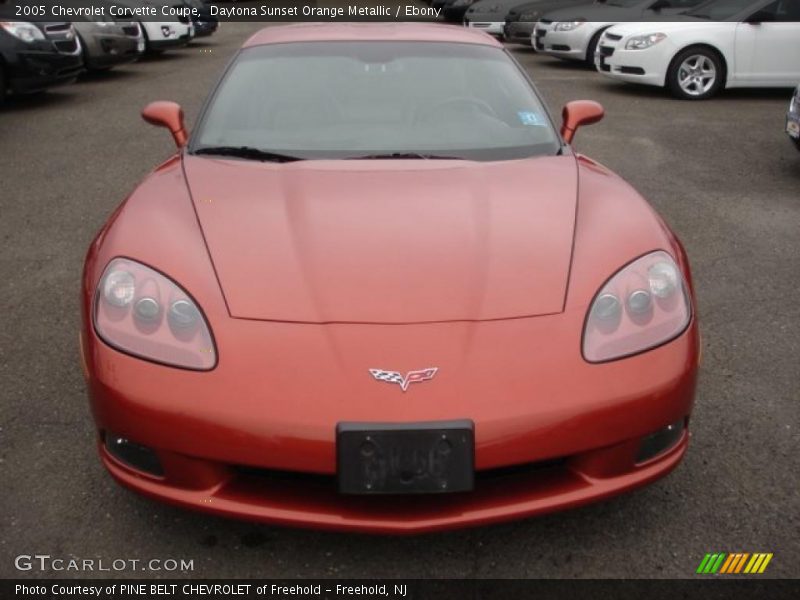 Daytona Sunset Orange Metallic / Ebony 2005 Chevrolet Corvette Coupe