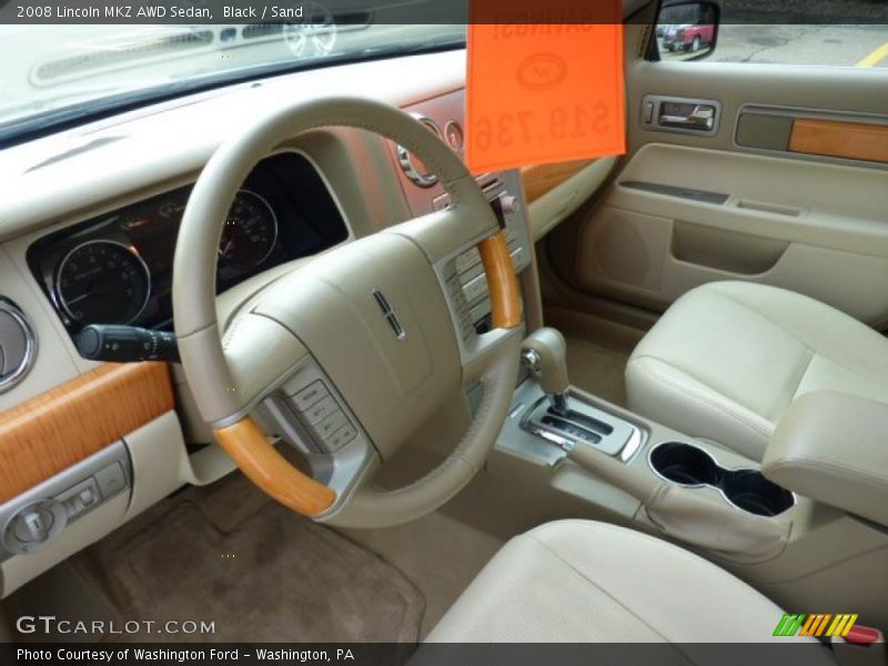 Black / Sand 2008 Lincoln MKZ AWD Sedan