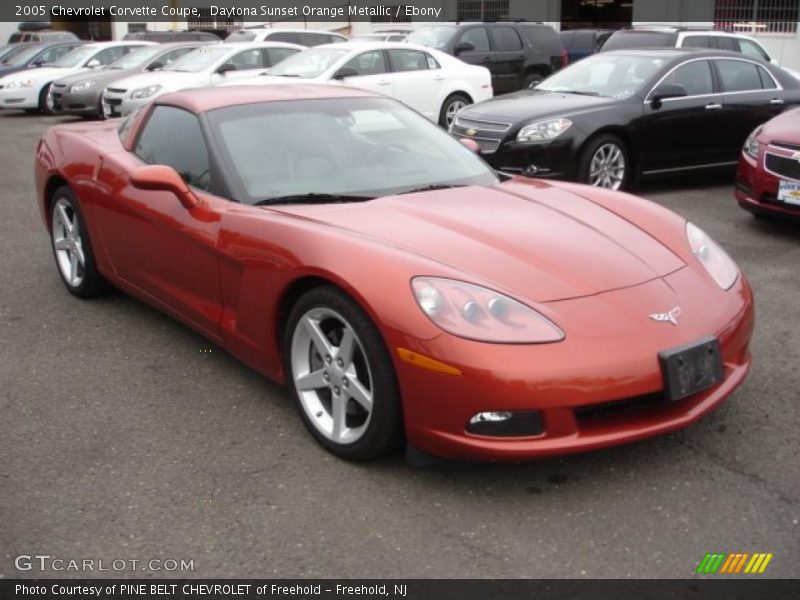  2005 Corvette Coupe Daytona Sunset Orange Metallic