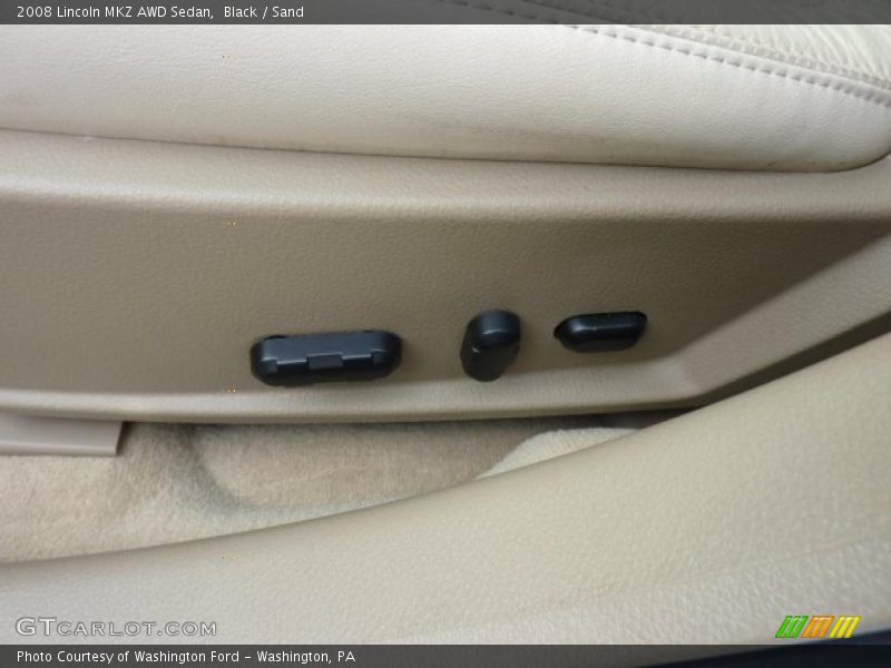 Black / Sand 2008 Lincoln MKZ AWD Sedan