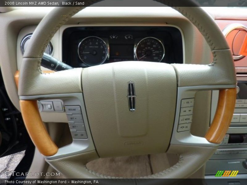 Black / Sand 2008 Lincoln MKZ AWD Sedan