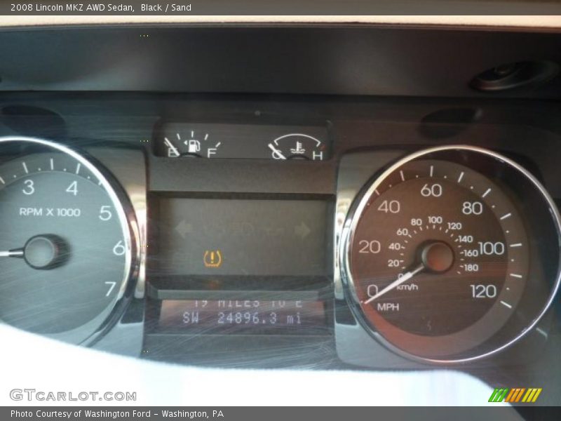 Black / Sand 2008 Lincoln MKZ AWD Sedan