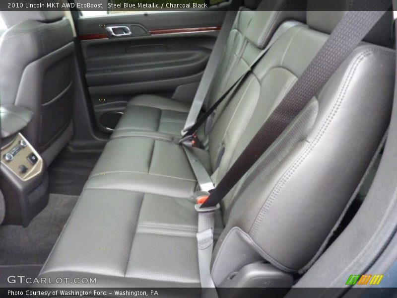 Steel Blue Metallic / Charcoal Black 2010 Lincoln MKT AWD EcoBoost