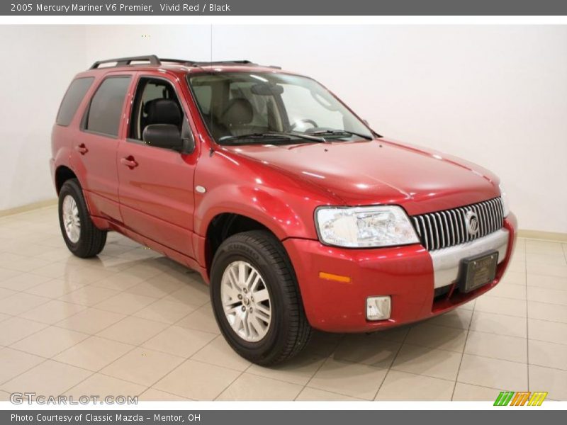 Vivid Red / Black 2005 Mercury Mariner V6 Premier