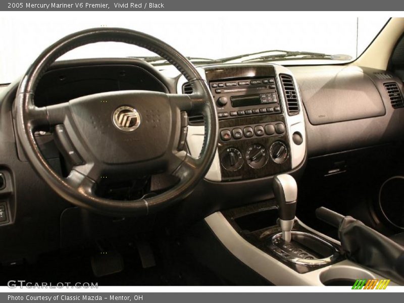 Vivid Red / Black 2005 Mercury Mariner V6 Premier