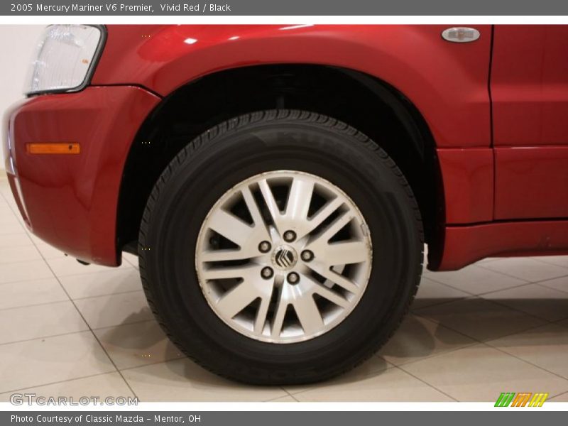 Vivid Red / Black 2005 Mercury Mariner V6 Premier