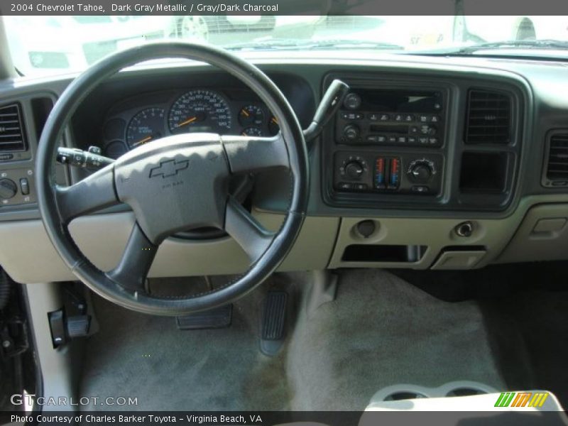 Dark Gray Metallic / Gray/Dark Charcoal 2004 Chevrolet Tahoe