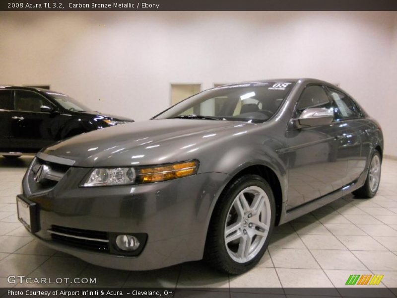 Carbon Bronze Metallic / Ebony 2008 Acura TL 3.2
