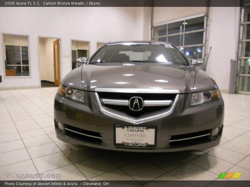 Carbon Bronze Metallic / Ebony 2008 Acura TL 3.2