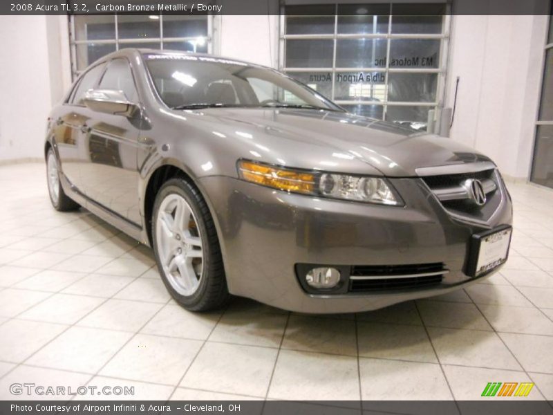 Carbon Bronze Metallic / Ebony 2008 Acura TL 3.2