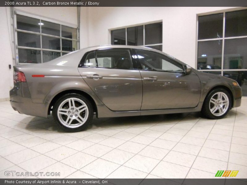 Carbon Bronze Metallic / Ebony 2008 Acura TL 3.2