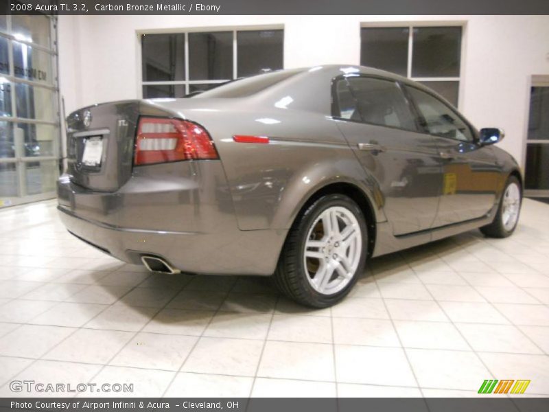 Carbon Bronze Metallic / Ebony 2008 Acura TL 3.2