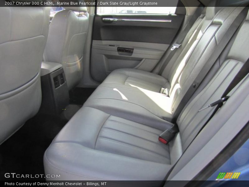 Marine Blue Pearlcoat / Dark Slate Gray/Light Graystone 2007 Chrysler 300 C HEMI