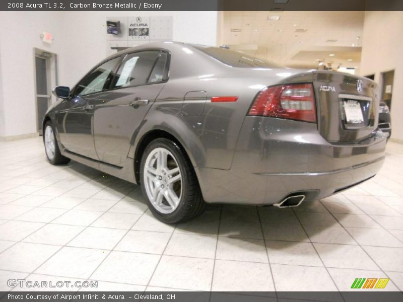 Carbon Bronze Metallic / Ebony 2008 Acura TL 3.2