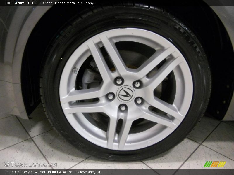 Carbon Bronze Metallic / Ebony 2008 Acura TL 3.2
